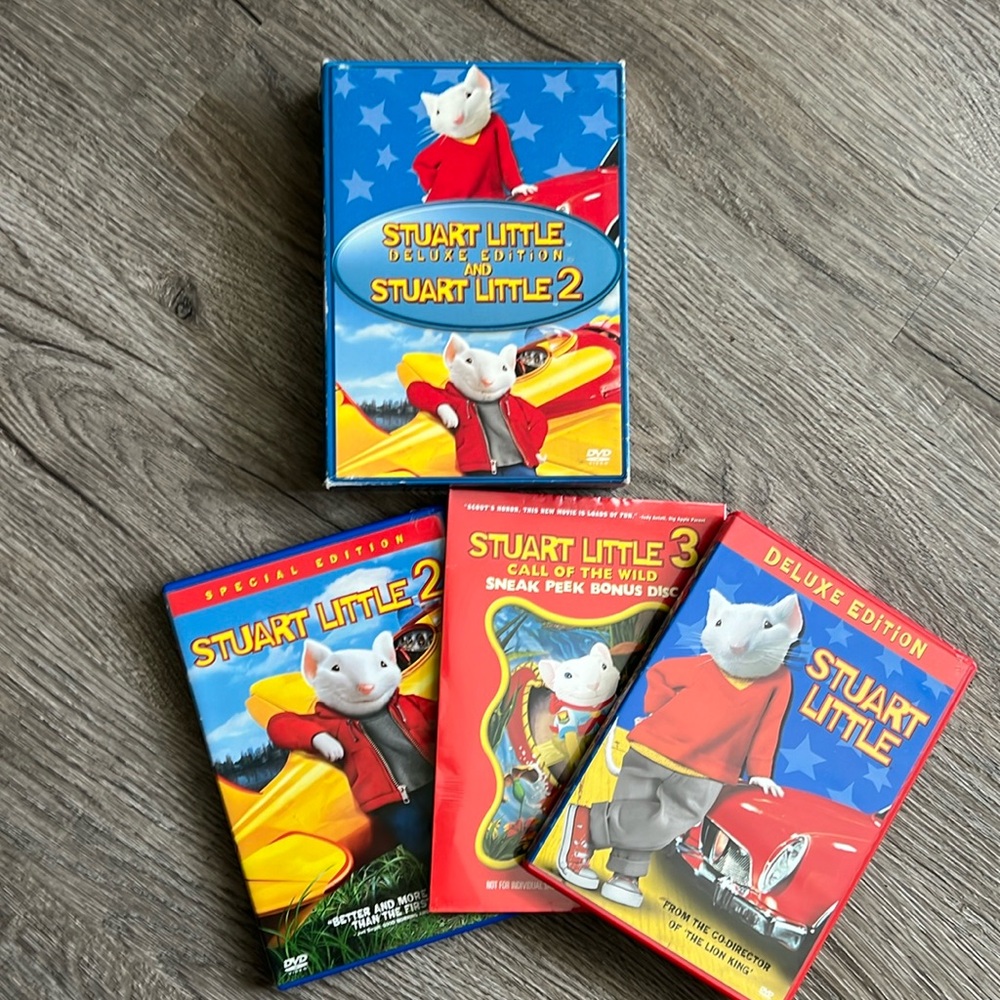 VINTAGE. Stuart Little 3 DVD disk boxed set! Y2K  Columbia pictures Rated PG